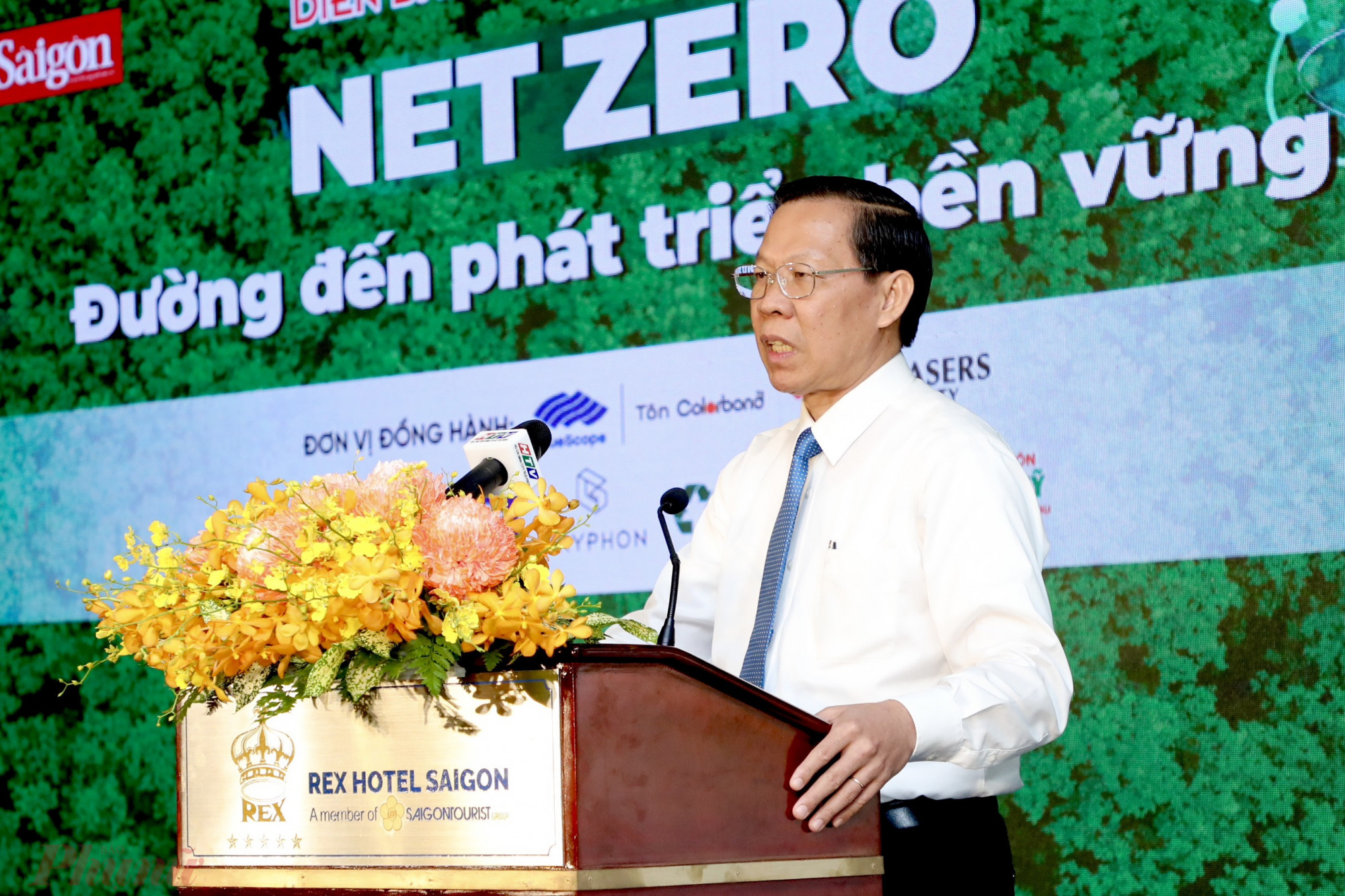 Chủ tịch UBND TPHCM Phan Văn Mãi phát biểu tại diễn đàn