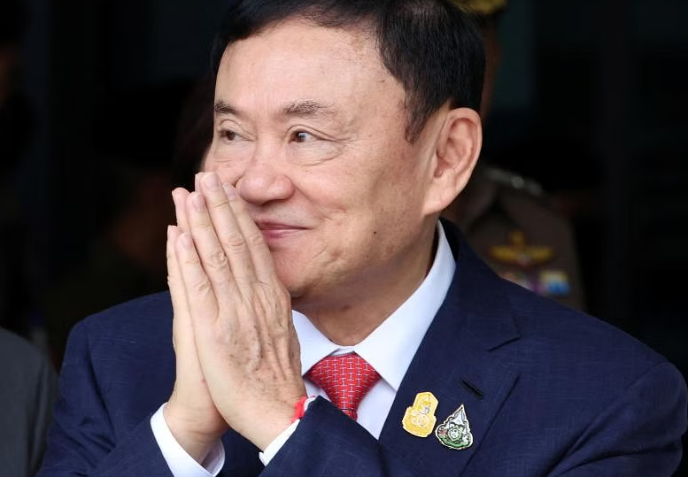 Cựu Thủ tướng Thái Lan Thaksin Shinawatra tại sân bay Don Mueang ở Bangkok, Thái Lan ngày 22/8/2023. ẢNH: REUTERS