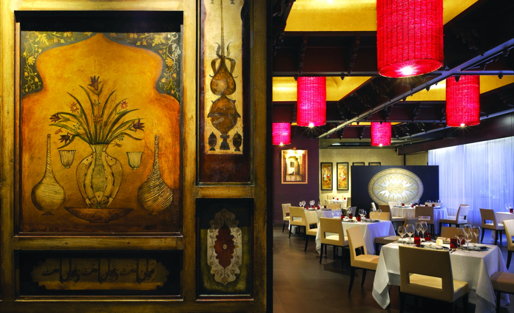 Nhà hàng chuyên về món ăn dát vàng tại khách sạn Taj Mahal, Delhi, Ấn Độ - Nguồn ảnh: Handout
