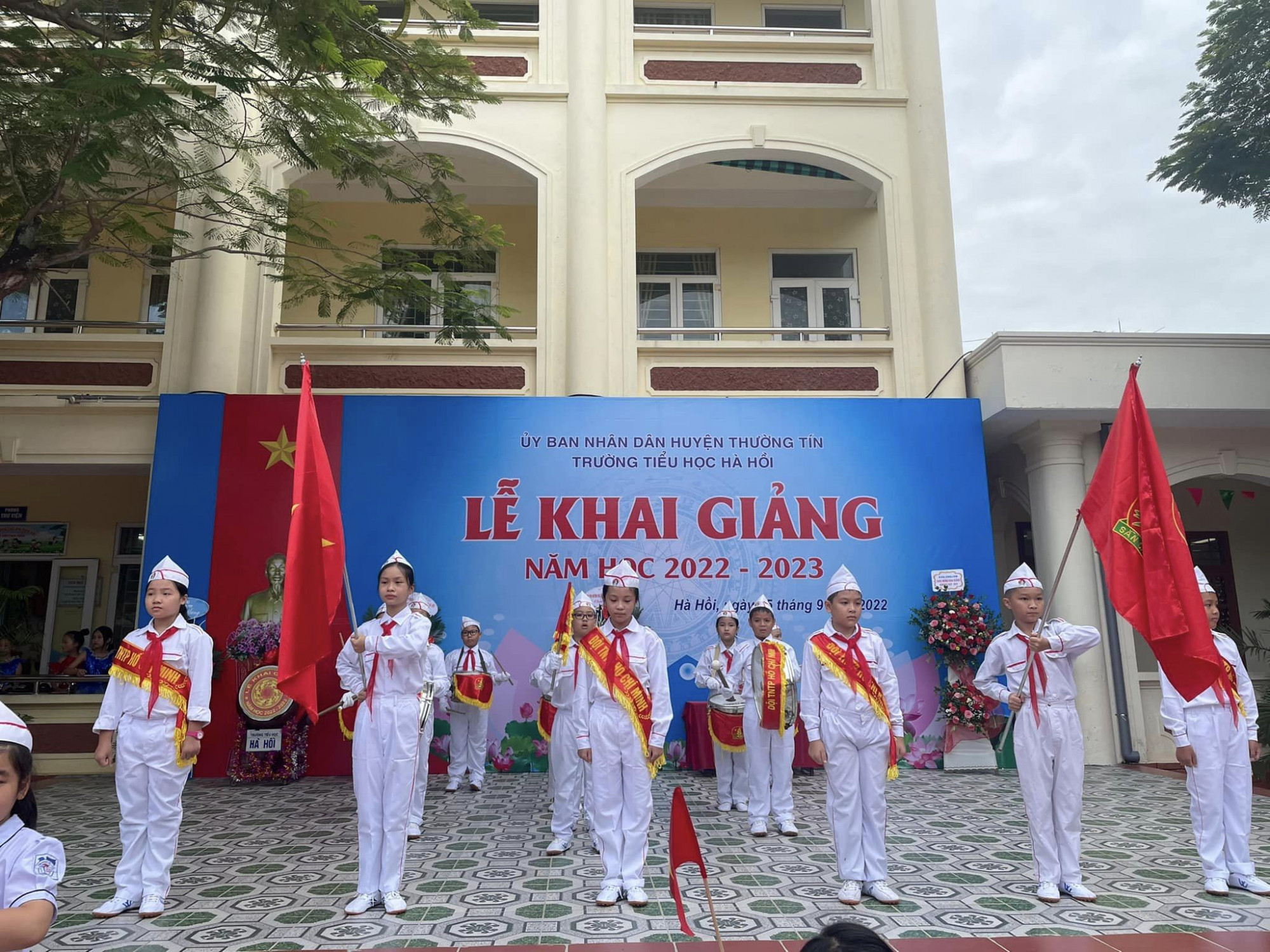 Các trường tổ chức lễ khai giảng gọn nhẹ, học sinh là trung tâm. Ảnh minh họa