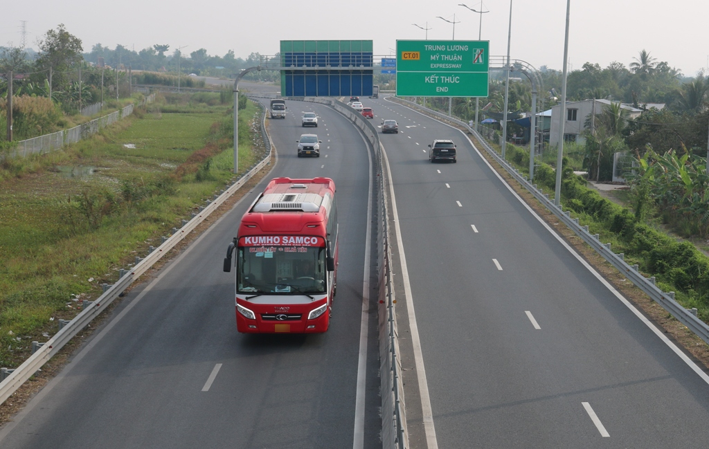 Cao tốc Trung Lương - Mỹ Thuận thông thoáng