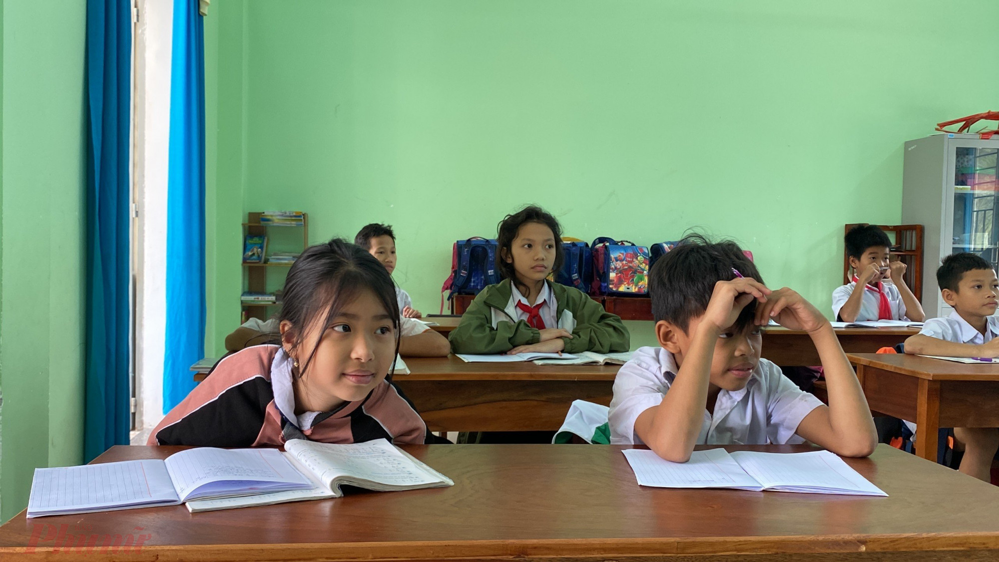 Học sinh trường tiểu học Hoà Bắc (xã Hoà Bắc, TP Đà Nẵng).
