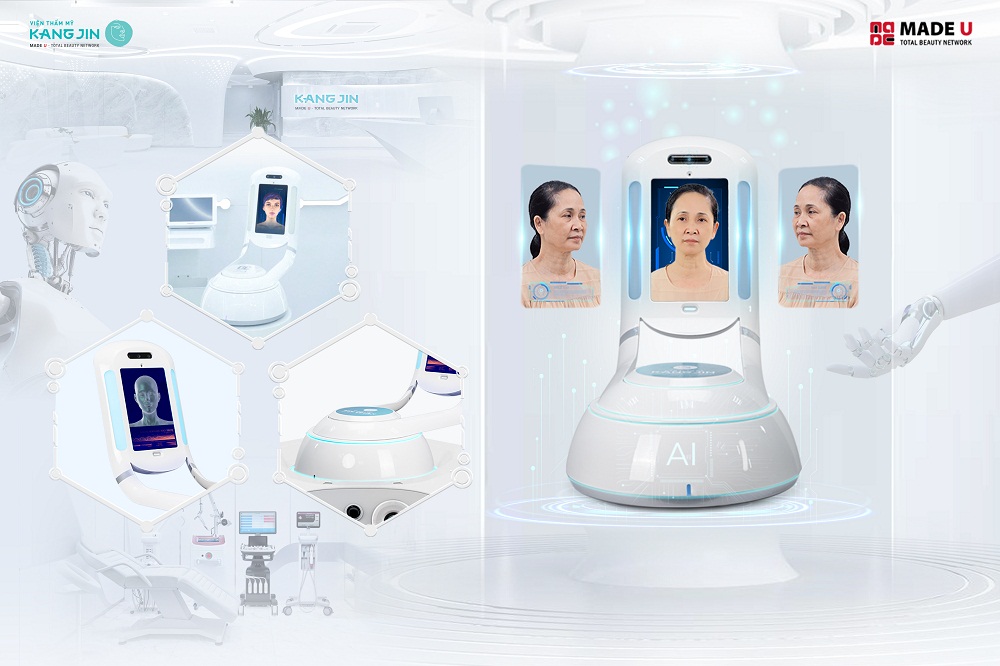 Công nghệ Face AI đã nâng tầm Viện thẩm mỹ Kangjin lên một đẳng cấp mới - Ảnh: VTM Kangjin