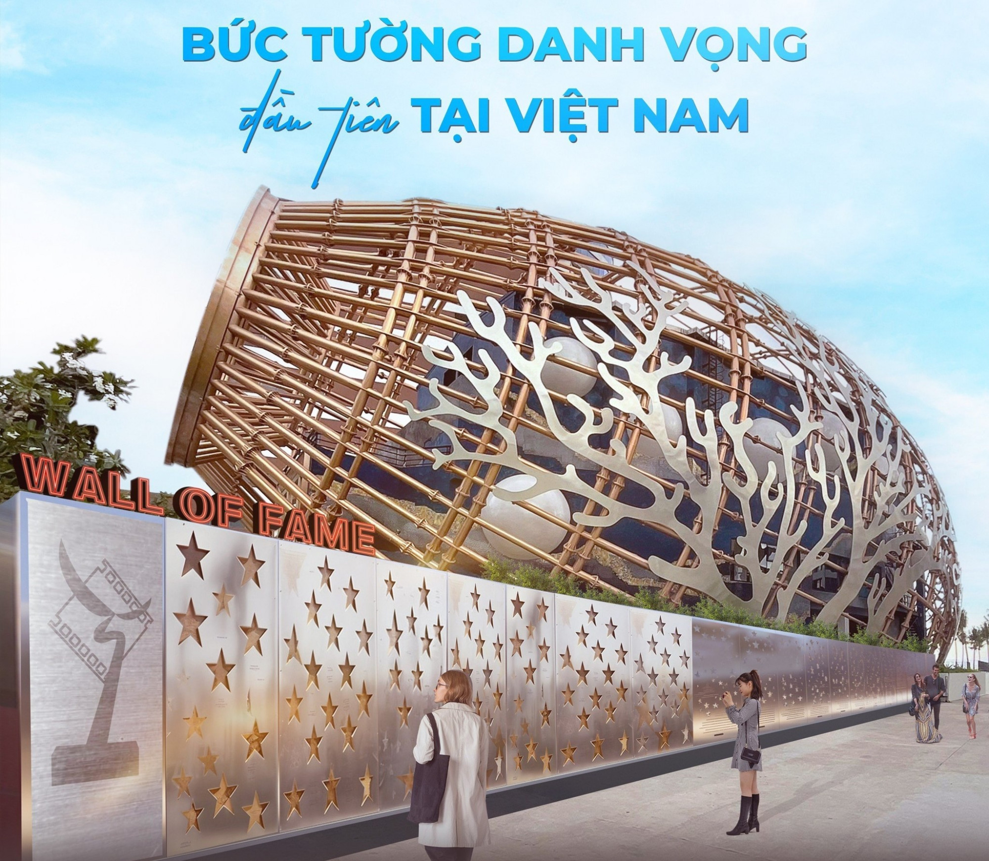 Bức tường danh vọng đầu tiên tại Việt Nam khắc 433 ngôi sao vinh danh những tác phẩm và cá nhân đoạt giải qua các mùa giải của Cánh diều