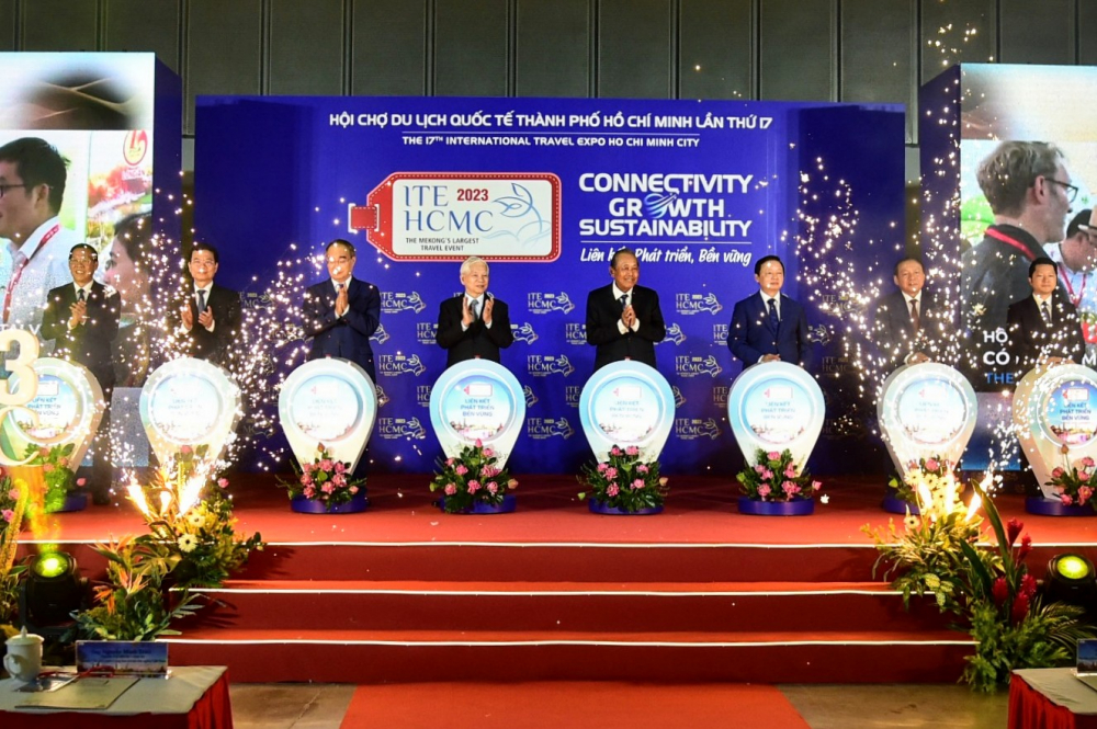 Chính thức khai mạc Hội chợ du lịch quốc tế TPHCM lần thứ 17 năm 2023. 