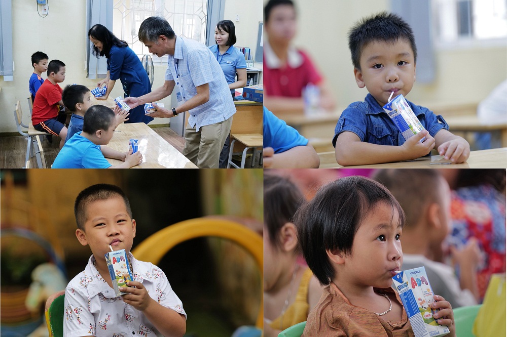 Trong năm học này, Quỹ sữa Vươn cao Việt Nam sẽ đồng hành cùng 11.000 trẻ em có hoàn cảnh khó khăn - Ảnh: Vinamilk