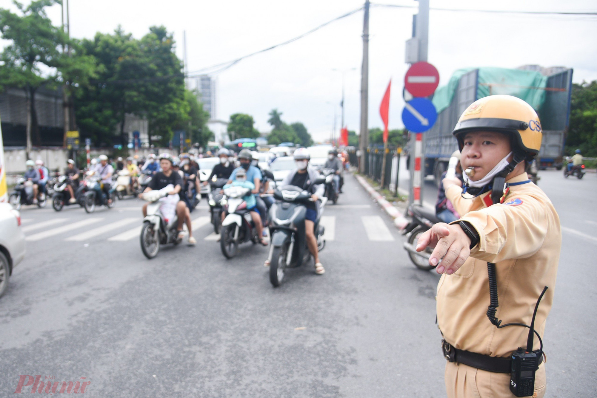 Công an Hà Nội phân luồng giao thông đón đoàn Tổng thống Biden thăm Việt Nam