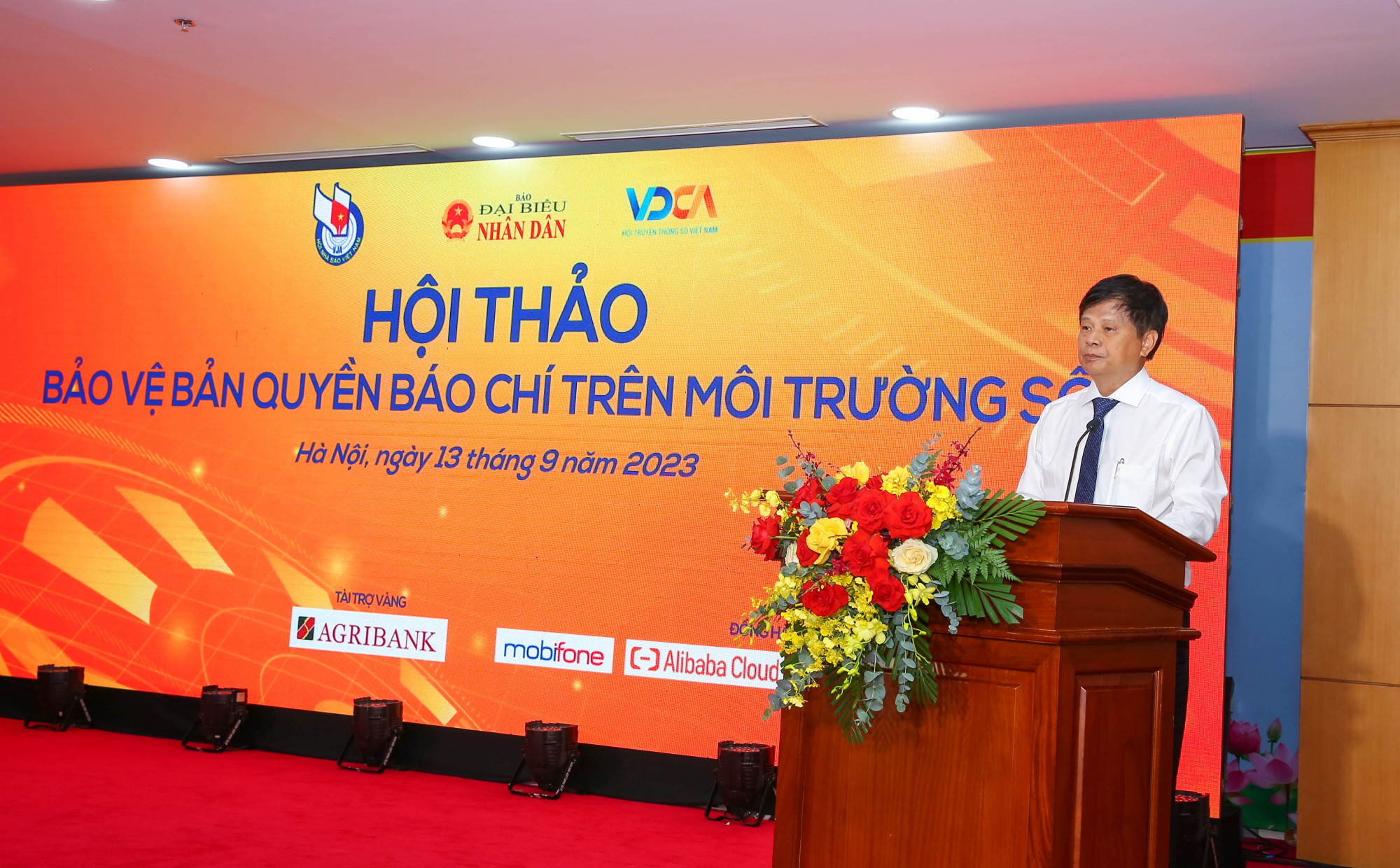 , ông Trần Trọng Dũng - Phó Chủ tịch Hội Nhà báo Việt Nam 
