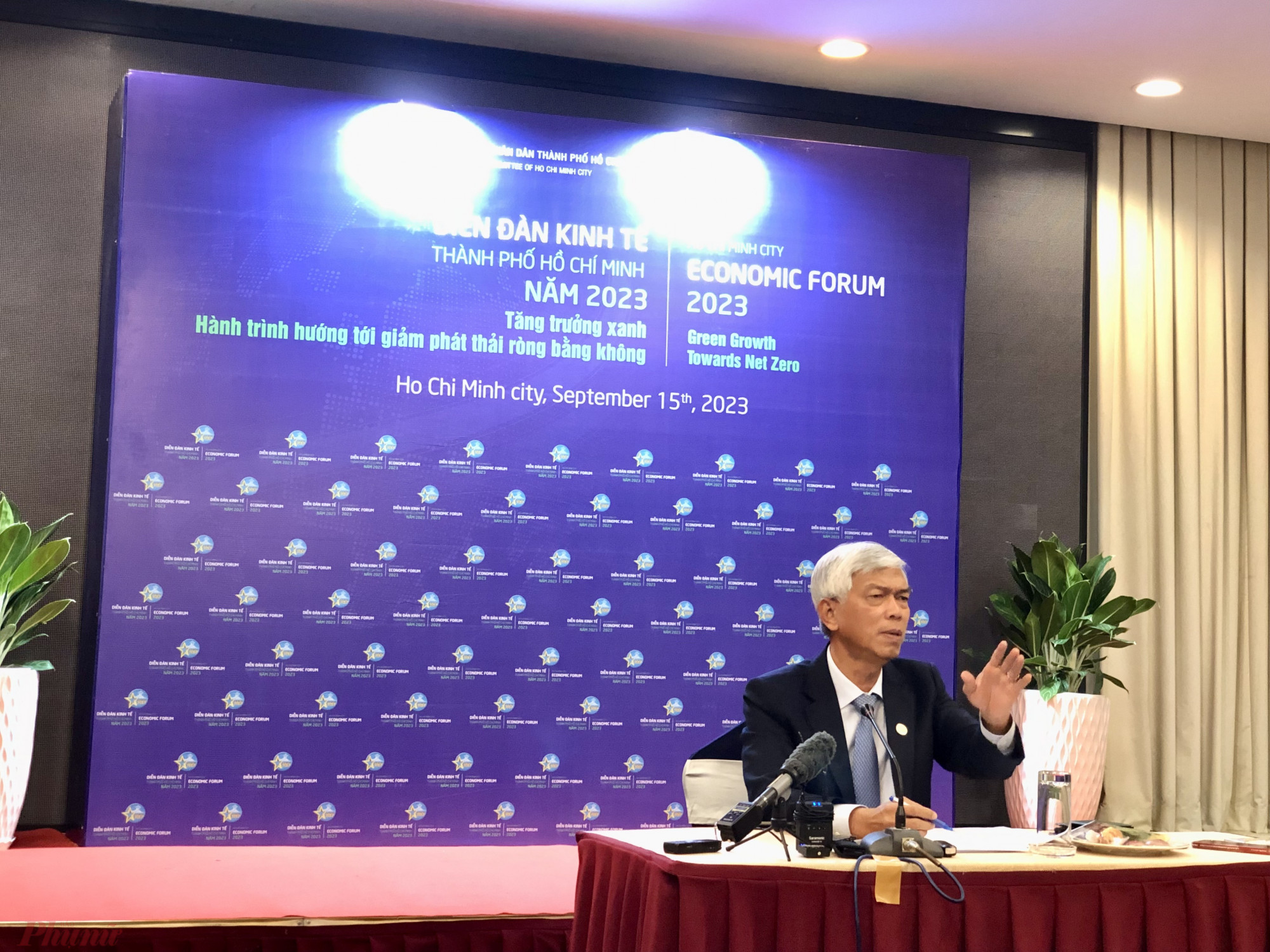 ông Võ Văn Hoan đánh giá TPHCM có thể thực hiện được mục tiêu tăng trưởng xanh và đây không phải là tham vọng bất khả thi. 