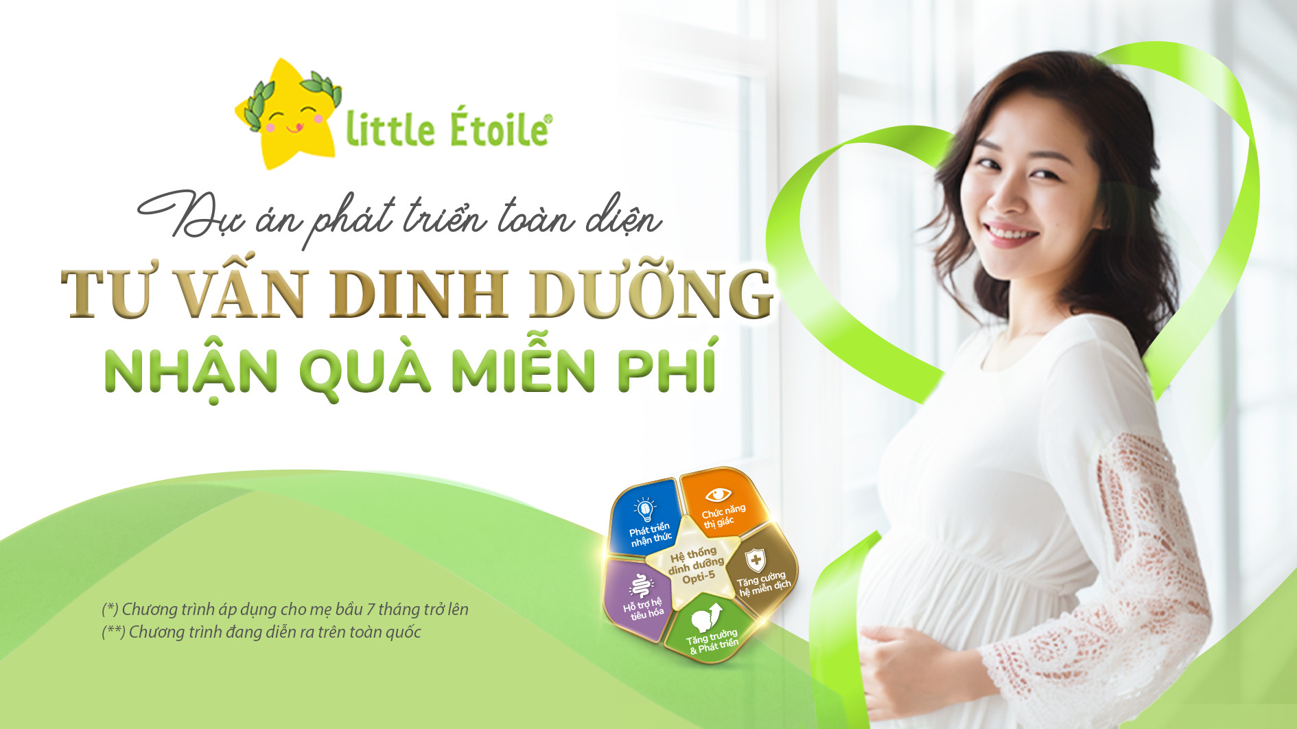 Dự án “Tư vấn dinh dưỡng” với sứ mệnh kết nối các chuyên gia dinh dưỡng và mẹ bầu trên khắp cả nước - Ảnh: Little Étoile