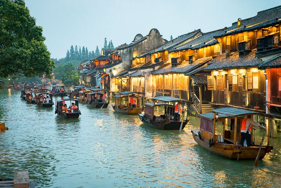 Nét đẹp cổ kính của thủy trấn Wuzhen - Ảnh Internet