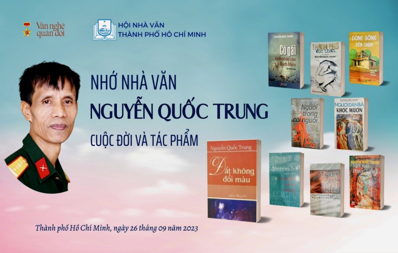 Nhà văn Nguyễn Quốc Trung từng làm nghĩa vụ quốc tế tại chiến trường K., nhiều tác phẩm của ông viết về chiến tranh biên giới Tây Nam