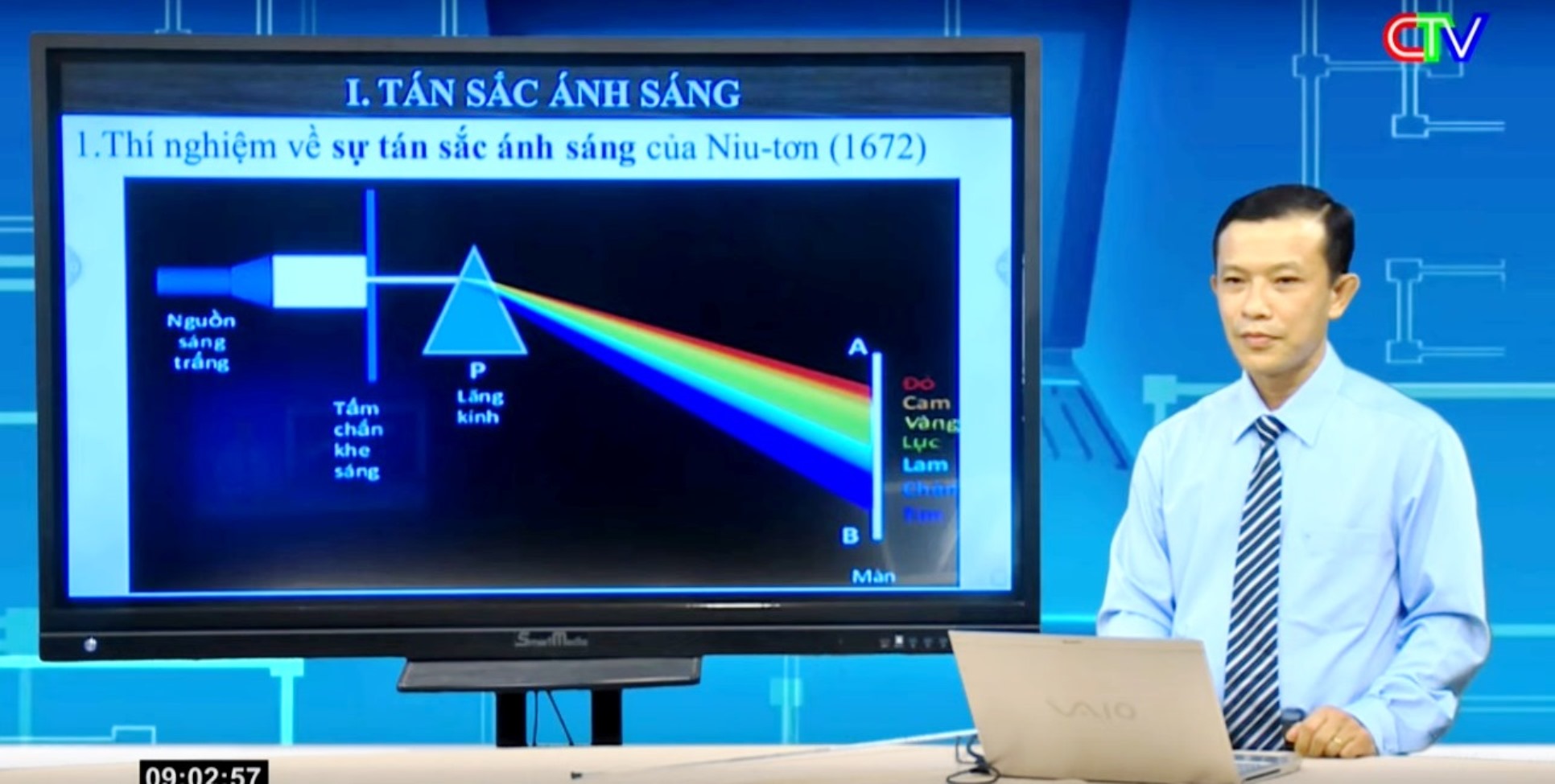 Dạy học qua sóng truyền hình ở tỉnh Cà Mau