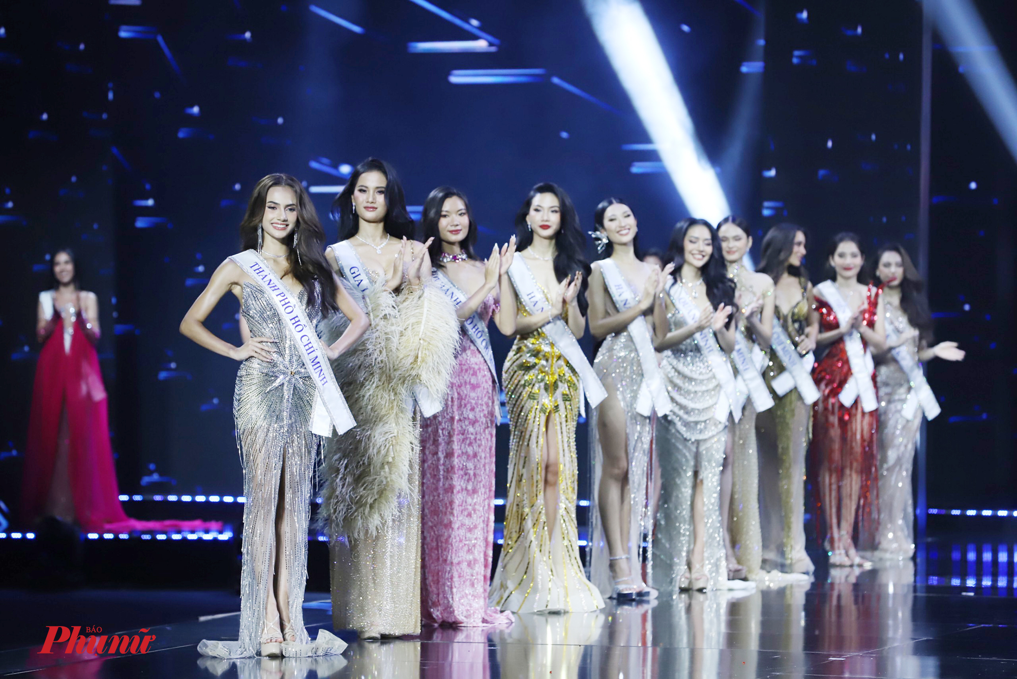 Top 10 Miss Universe VietNam 2023 lộ diện sau phần thi trang phục dạ hội