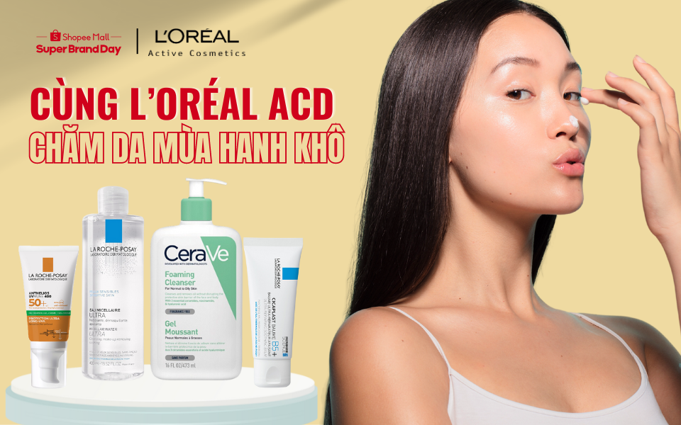 Hãy để L’Oréal ACD trở thành “tư vấn viên” cho làn da khô, nhạy cảm của bạn - Ảnh: Shopee