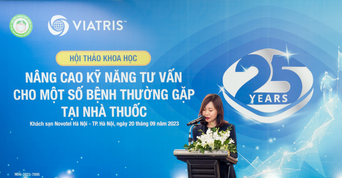 Bà Eunice Cho - Tổng giám đốc của Viatris Việt Nam