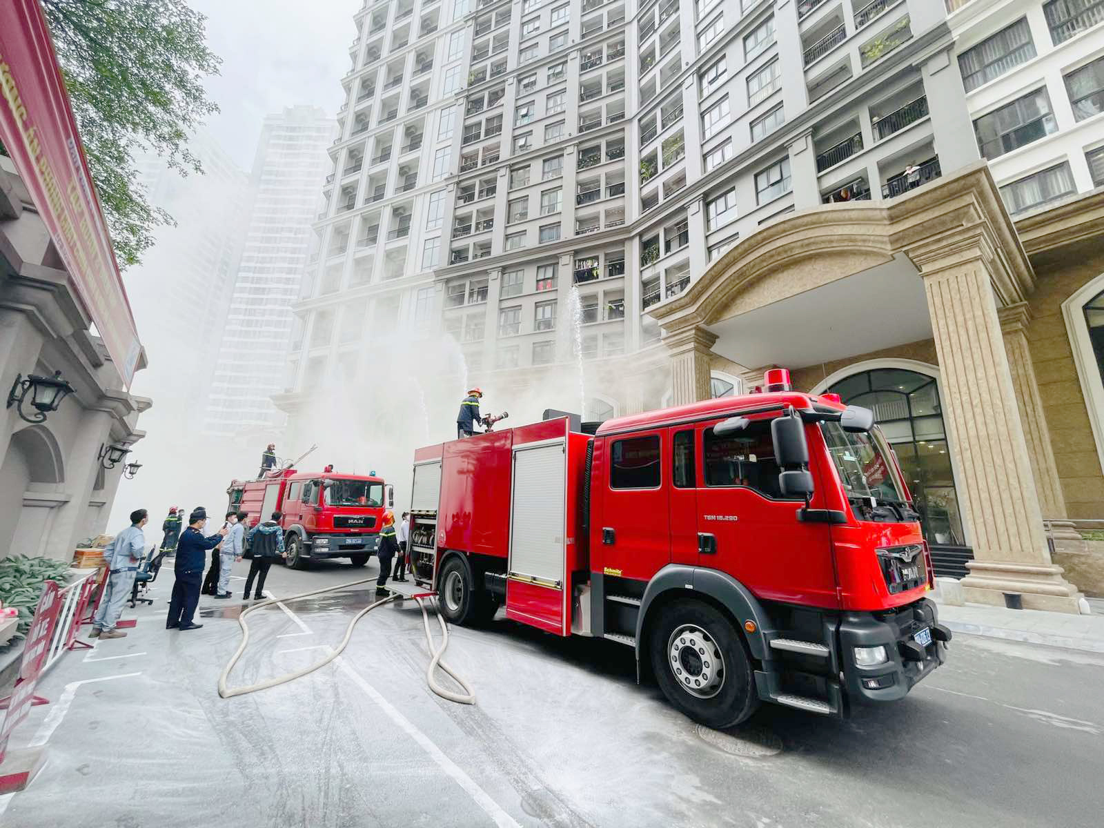 TPHCM dự kiến diễn tập phương án xử lý cháy nổ tại cháy, sự cố, tai nạn tại các công trình thuộc tuyến đường sắt đô thị TP nói chung và Nhà ga ngầm trung tâm Bến Thành nói riêng. 
