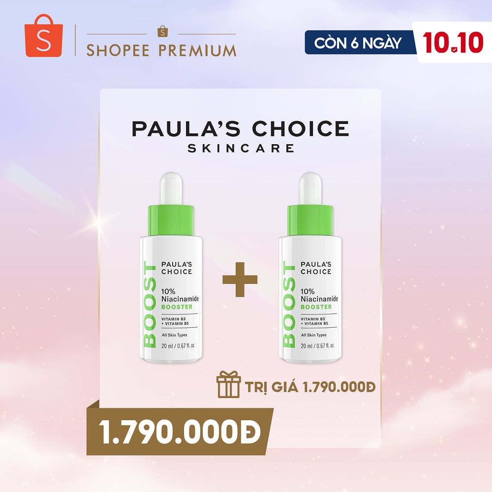 Tinh chất dưỡng sáng và làm mịn da 10% Niacinamide Booster từ Paula’s Choice đang có deal siêu hời giá chỉ 1.790.000 đồng trên Shopee Premium - Giấy CBMP số 63858/18/CBMP-QLD