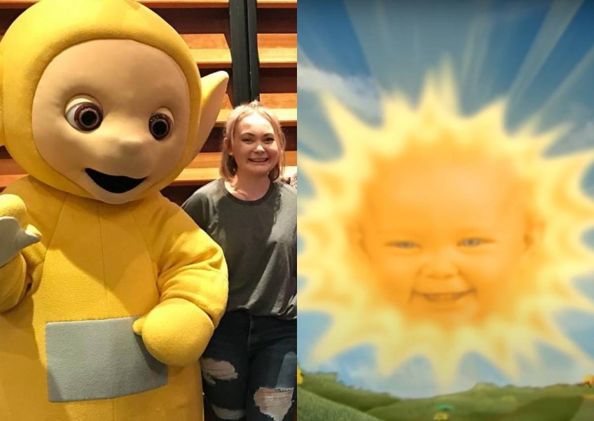 20 năm sau series teletubbies ra đời Jessica Smith mới tiết lộ mình chính là cô bé mặt trời trong phim