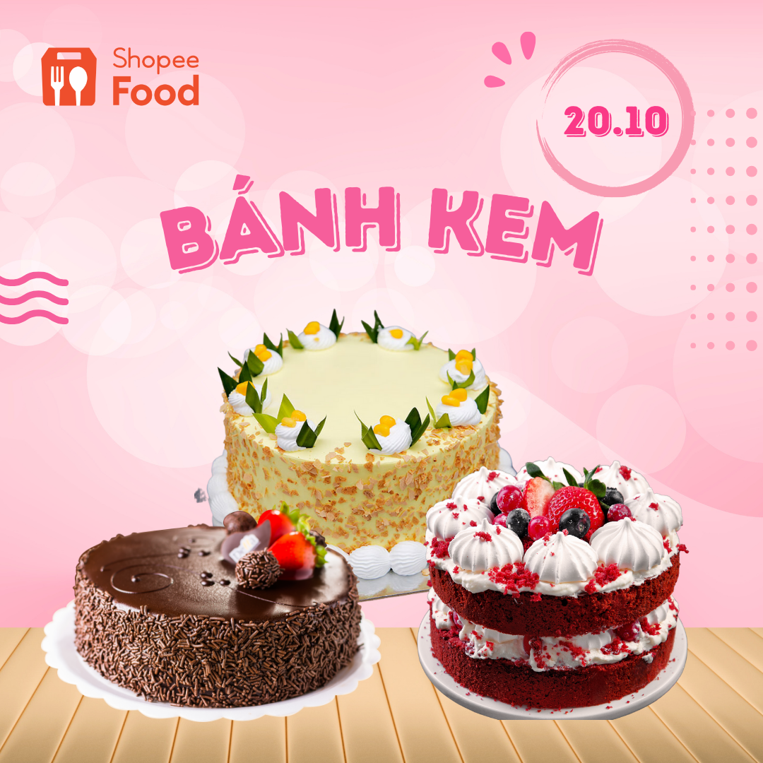 Bạn có thể tìm thấy những món bánh “đẹp từ ngoài, ngon từ trong” tại tiệm bánh Friendship Cake & Gift, Savouré, Haagen-Daz trên ShopeeFood