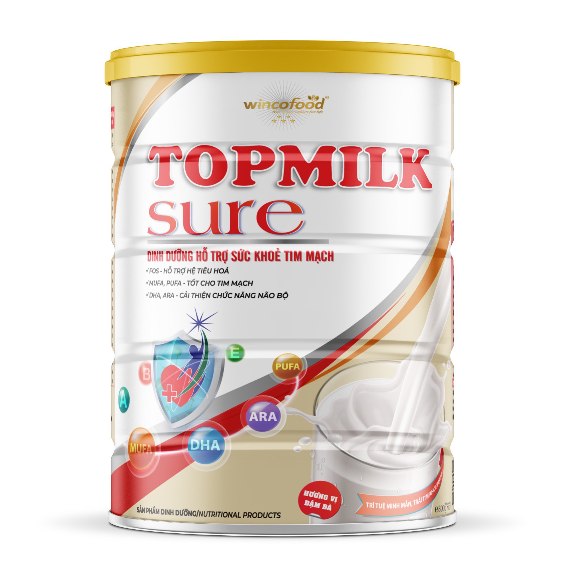 Topmilk sure - Giấy CBSP số 009-Top/WCF/2023