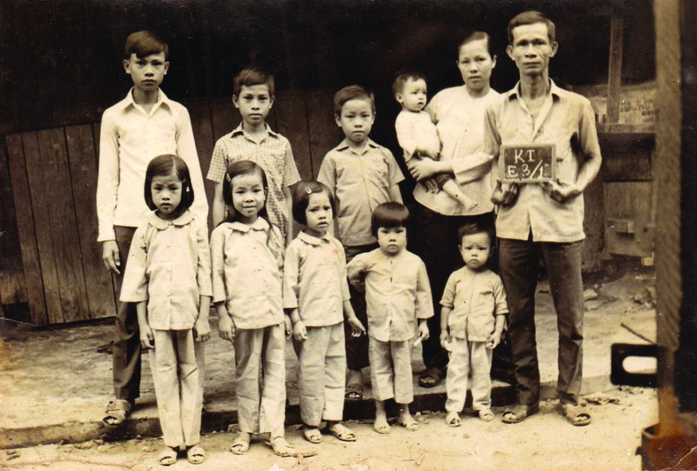 Gia đình tác giả, năm 1973