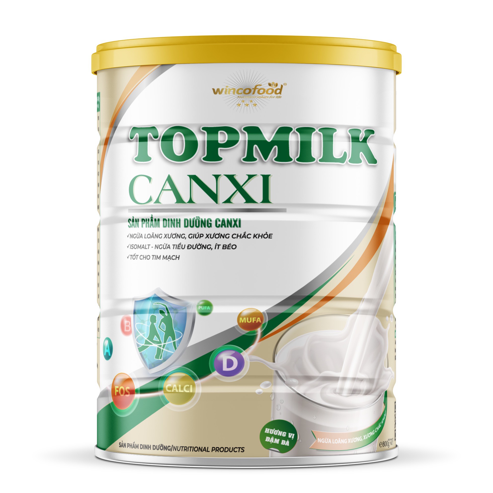 Topmilk canxi - Giấy CBSP số 008-Top/WCF/2023