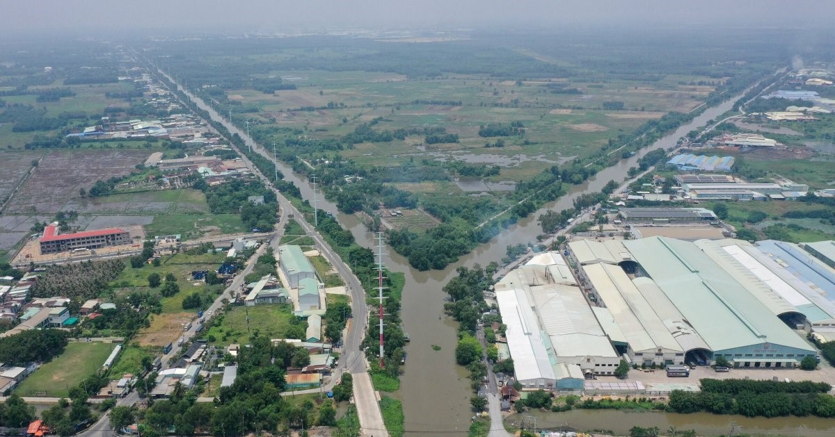 Một góc khu đô thị Tây Bắc TPHCM.