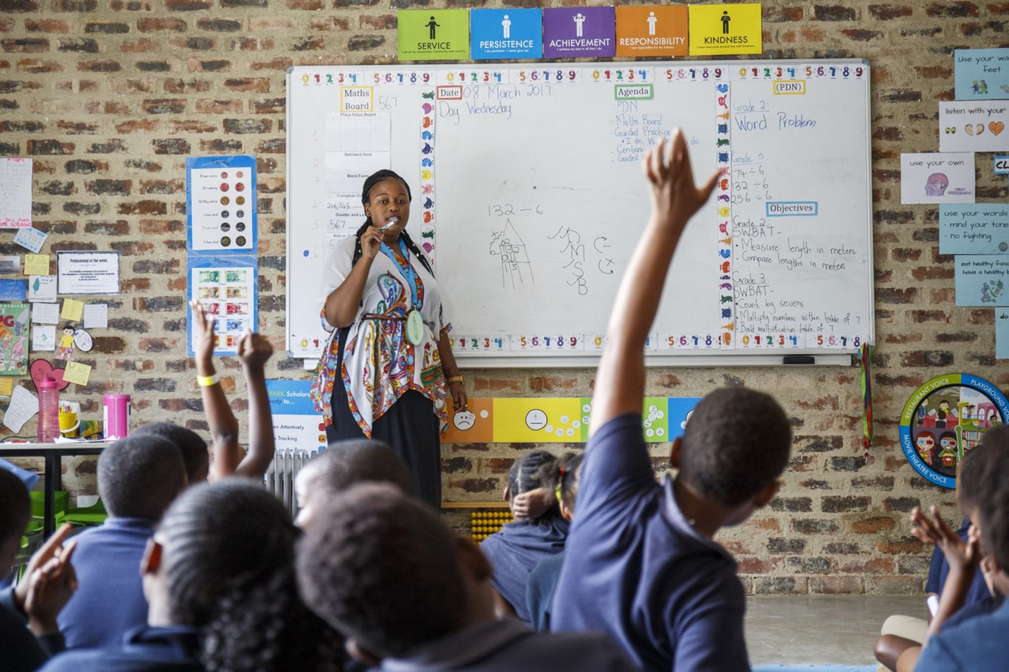 trường SPARK Soweto ở Nam Phi - Ảnh: SA Good News