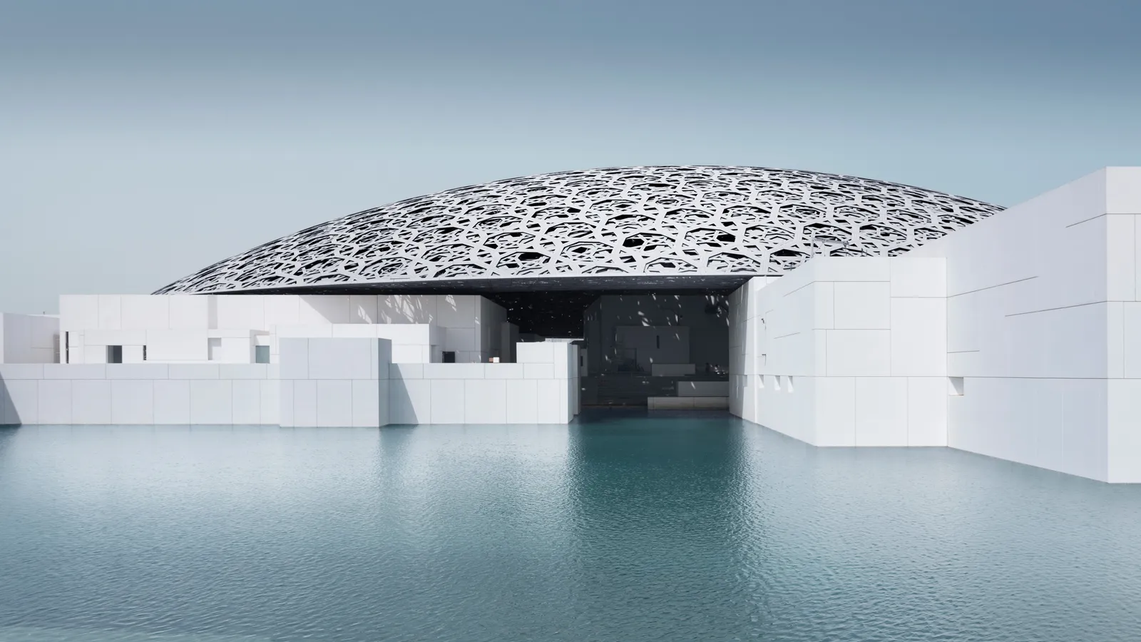hưng bây giờ - hơn 650 triệu USD sau đó - bảo tàng Louvre Abu Dhabi sẽ ra mắt vào ngày 11 tháng 11 , sau khi vượt qua thời hạn khai mạc năm 2016 khác.  Được thiết kế bởi kiến ​​trúc sư người Pháp Jean Nouvel—người đã đoạt giải Pritzker năm 2008 và trước đây là người chủ trì Viện Institut du Monde Arabe của Paris —bảo tàng sẽ là cơ sở đầu tiên trong số nhiều tổ chức văn hóa được lên kế hoạch đặt chân đến Đảo Saadiyat. Tất cả đều sẽ có những nét kiến ​​trúc xuất sắc như nhau, với một Guggenheim được mong đợi từ Frank Gehry; một trung tâm biểu diễn nghệ thuật của Zaha Hadid quá cố ; một bảo tàng hàng hải từ Tadao Ando; và một bảo tàng dành riêng cho lịch sử của UAE và người sáng lập của nó, Sheikh Zayed Bin Sultan Al Nahyan, từ Norman Foster.  Mục tiêu là biến Saadiyat—và nói rộng ra là Abu Dhabi—một thánh địa văn hóa, một thánh địa sẽ lôi kéo du khách ở lại quanh thành phố chứ không chỉ bay qua trên đường đến những địa điểm xa xôi khác.