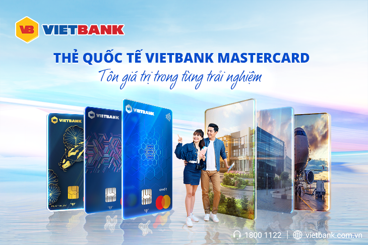 Các dòng thẻ quốc tế Vietbank Mastercard