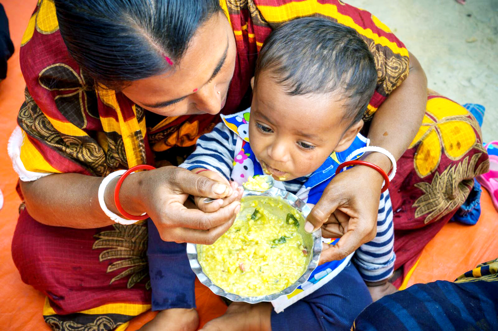 Theo FAO, 16% người dân ở khu vực Nam Á đang bị suy dinh dưỡng - Nguồn ảnh: AFP