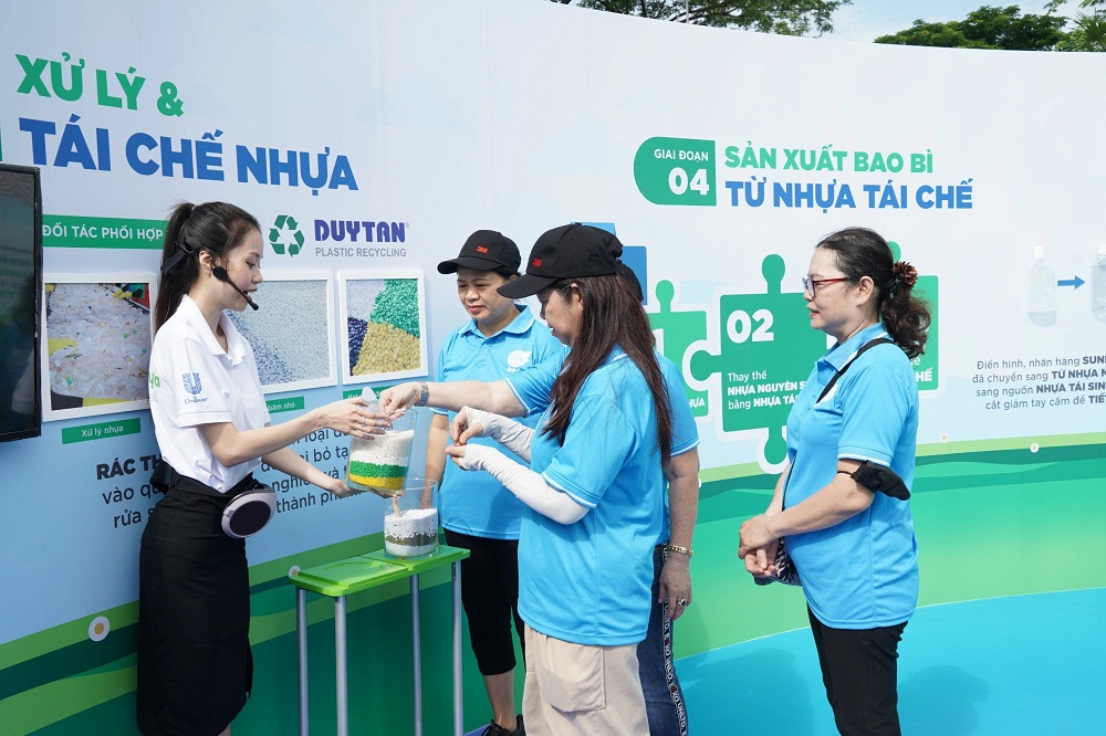 Ở thời điểm hiện tại, 63% bao bì của Unilever Việt Nam có khả năng tái chế - Ảnh: Unilever