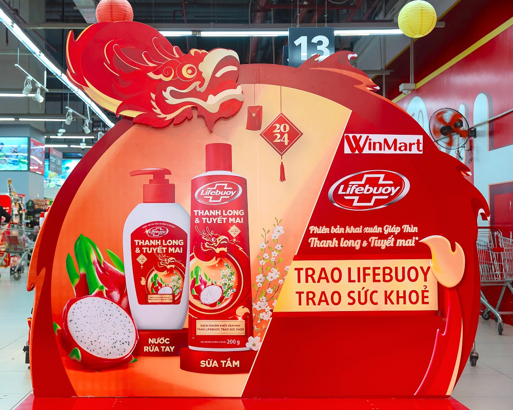 Tuần lễ Thương hiệu Lifebuoy tại hệ thống siêu thị WinMart - Ảnh: WinCommerce