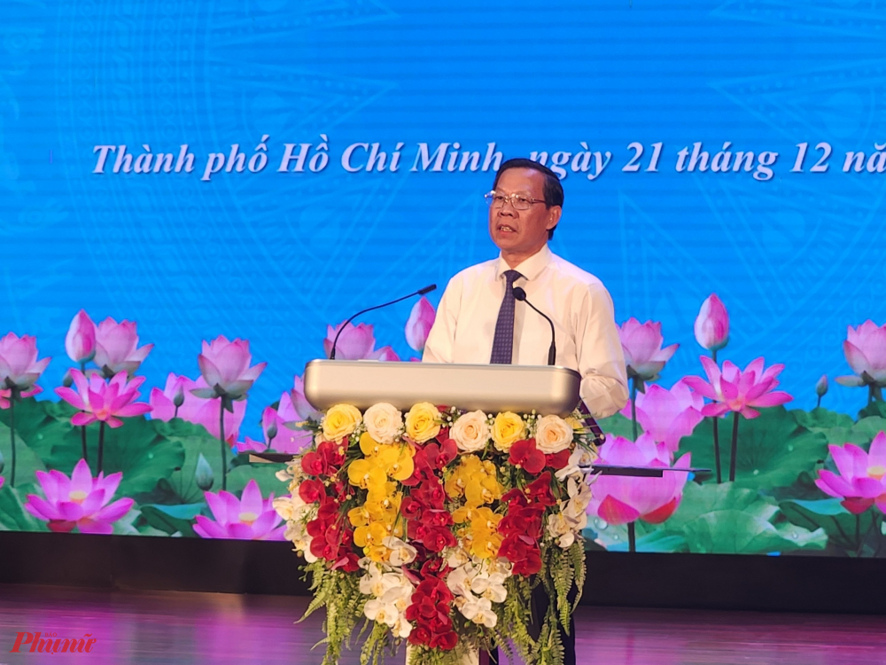 Ông Phan Văn Mãi - Chủ tịch UBND TPHCM - cho biết luôn trân trọng góp ý của các sĩ quan quân đội vì sự phát triển của thành phố