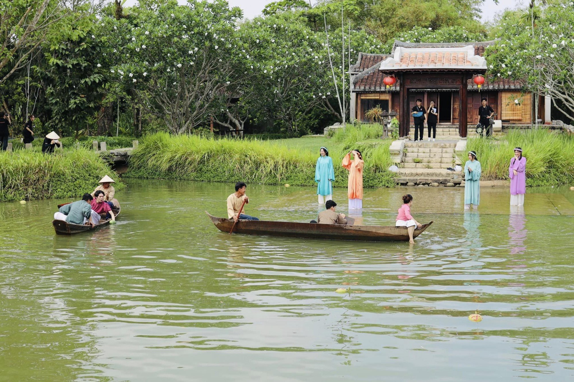 Hoạt động của các bảo tàng tư nhân cũng được quan tâm hơn qua dự thảo luật lần này. Trong ảnh là hoạt động tại Bảo tàng Áo dài (quận 9, TPHCM) - một trong những bảo tàng tư nhân hiện đanh hoạt động khá tốt tại TPHCM.