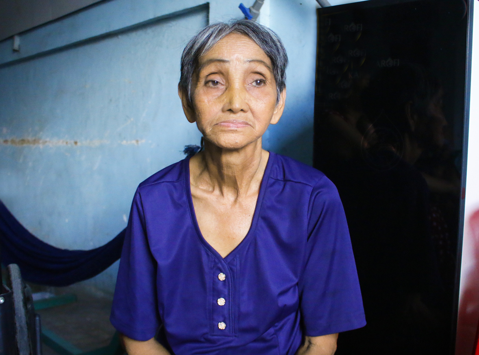 Bà Nguyễn Thị Thu cầu mong sự giúp đỡ của các nhà hảo tâm để kéo dài sự sống