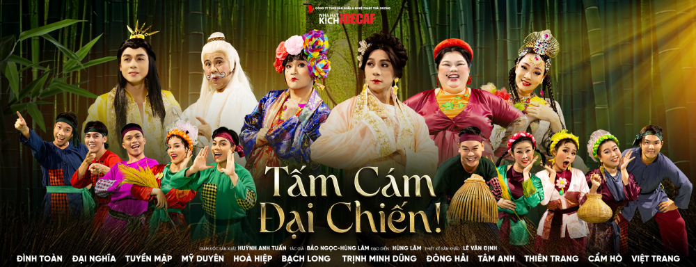 Poster chính thức của vở hài kịch Tấm Cám đại chiến - Ảnh: nhà hát kịch IDECAF.