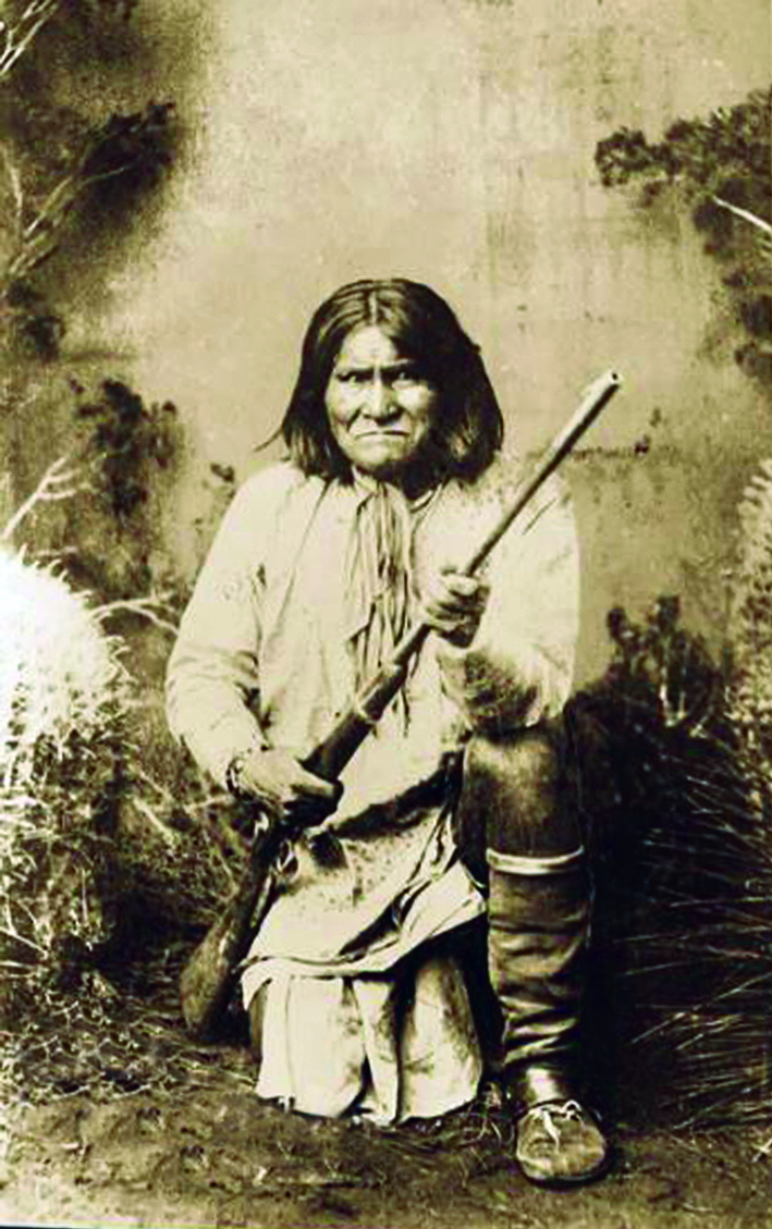 Chân dung Geronimo - thủ lĩnh tộc Apache (năm 1884)