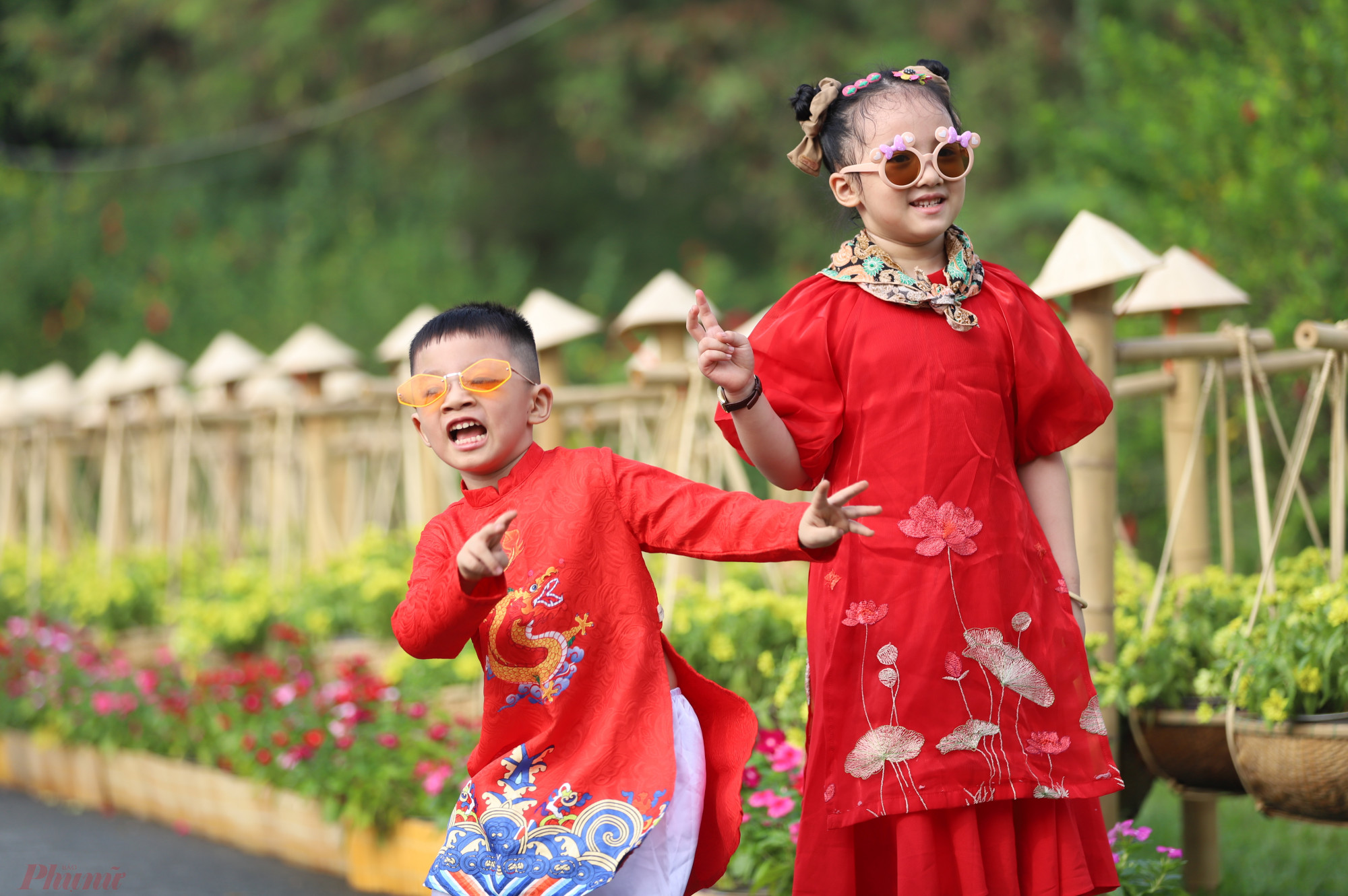 Năm nay, công viên Văn hóa Gò Vấp cũng là địa điểm thu hút nhiều người tìm đến vì được trang trí cây hoa, tiểu cảnh khá đẹp.