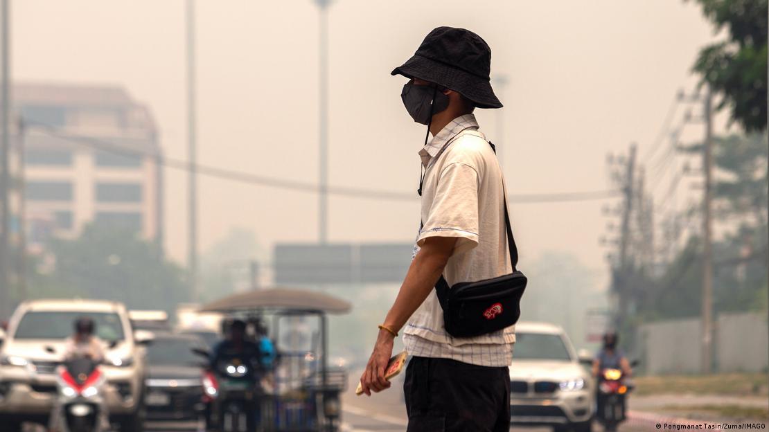 Theo Bộ Y tế Thái Lan, ô nhiễm không khí đã khiến 2 triệu người dân nước này phải điều trị y tế vào năm 2023 - Ảnh: Pongmanat Tasiri/Zuma/IMAGO