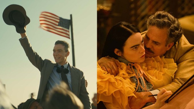 2 phim Oppenheimer (trái) và Poor Things (phải tiếp tục so kè nhau tại giải Oscar 2024