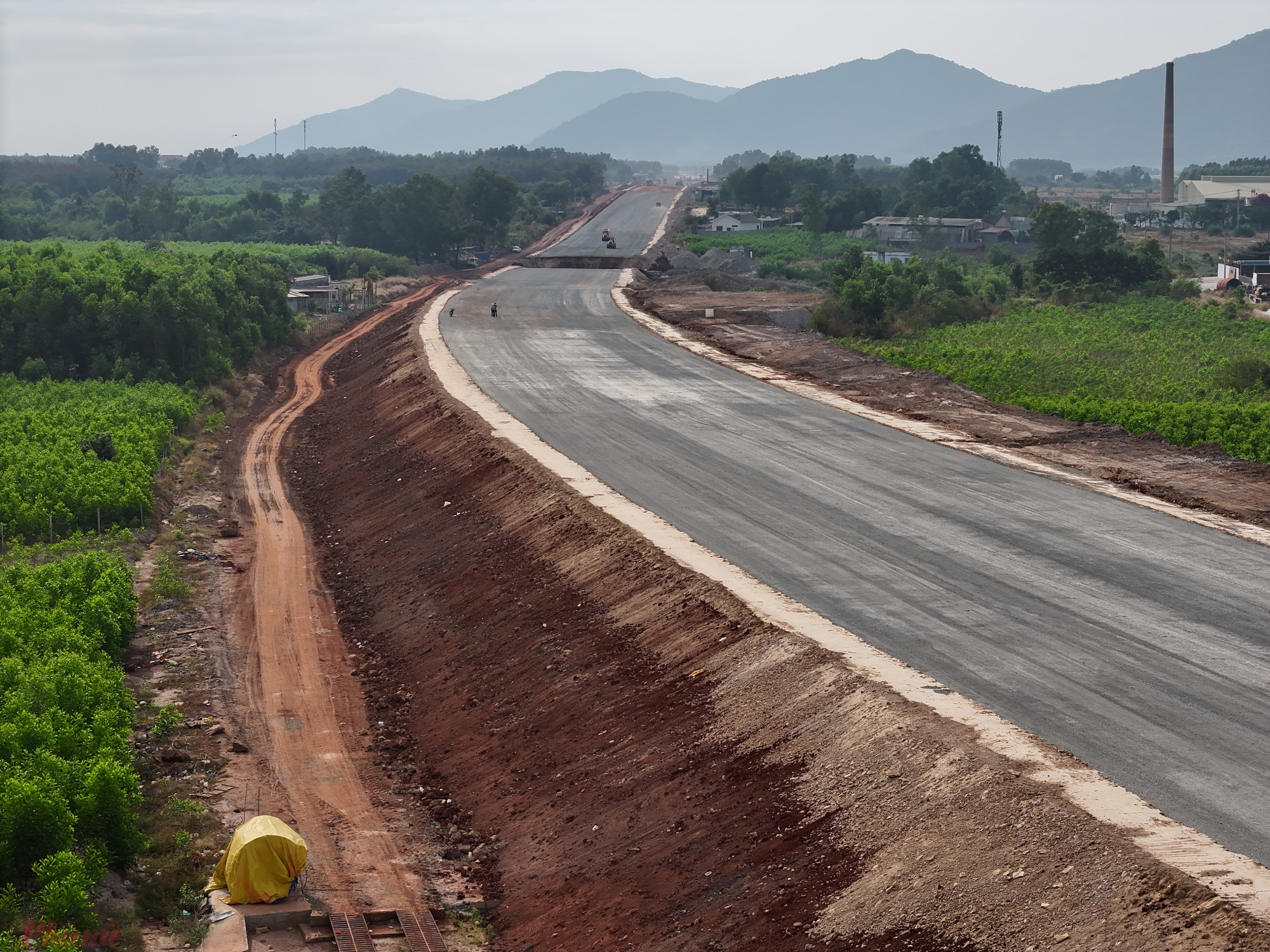 Hiện đoạn cao tốc Biên Hòa - Vũng Tàu lộ rõ