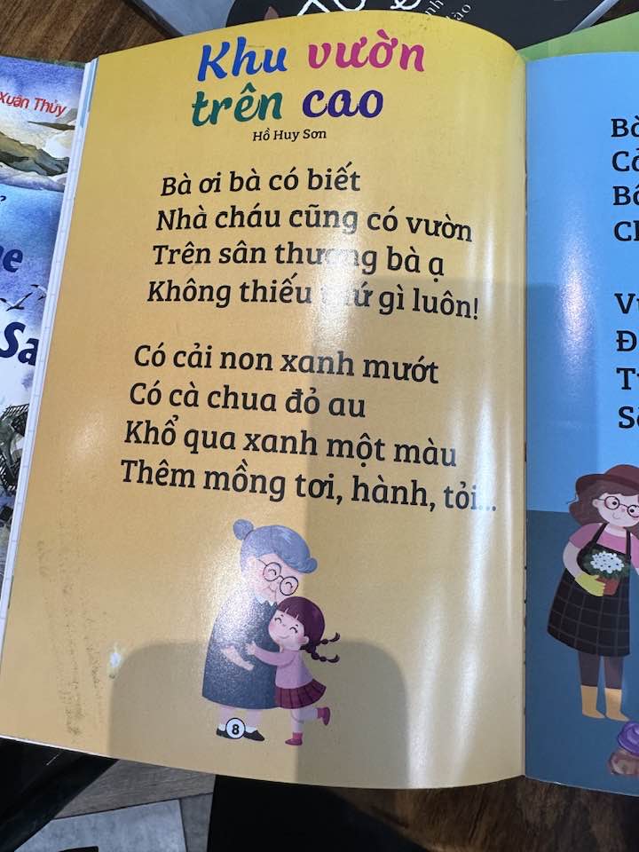 Hai bài thơ Bố đi công tác và Khu vườn trên cao của nhà thơ Hồ Huy Sơn bị in 