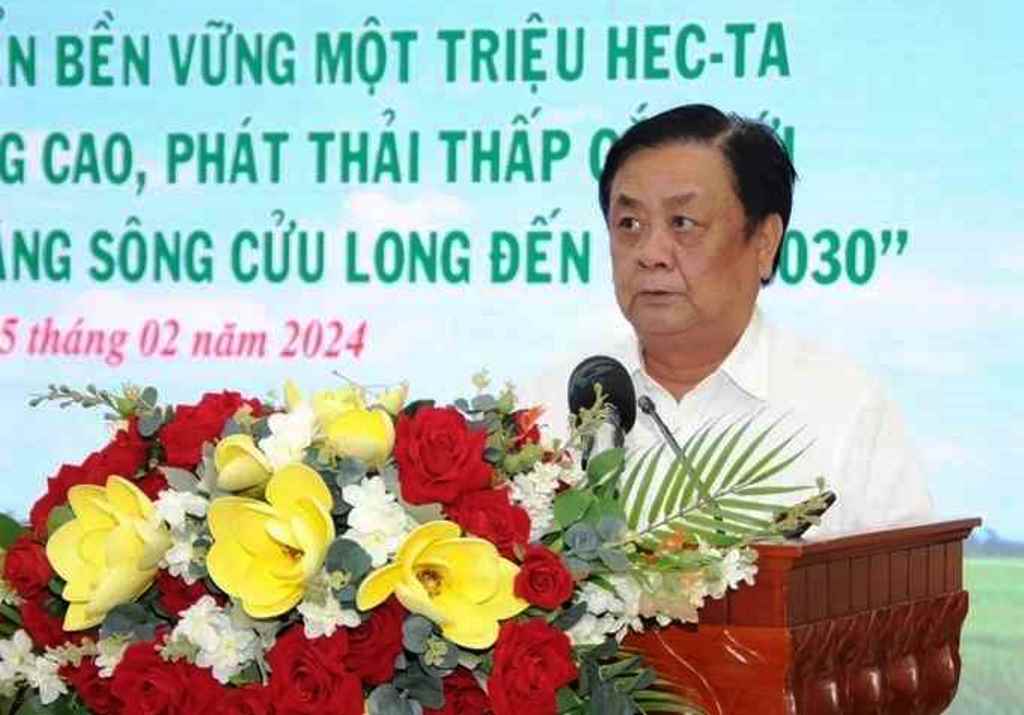 Ông Lê Minh Hoan - Bộ trưởng Bộ Nông nghiệp và Phát triển nông thôn cho biết, 