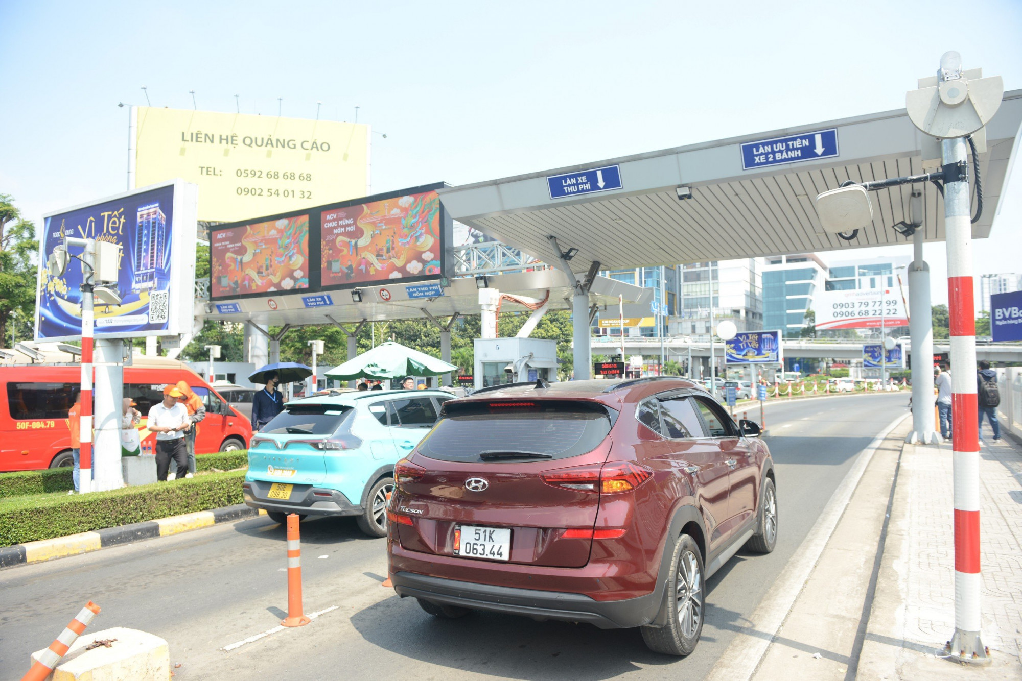 Sân bay Tân Sơn Nhất bắt đầu vận hành thử nghiệm thu phí không dừng vào chiều 6/2.