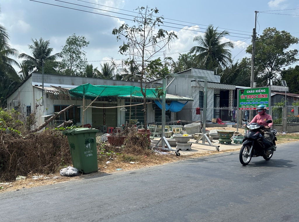 Ngôi nhà nơi nghi phạm thuê sinh sống cùng nạn nhân