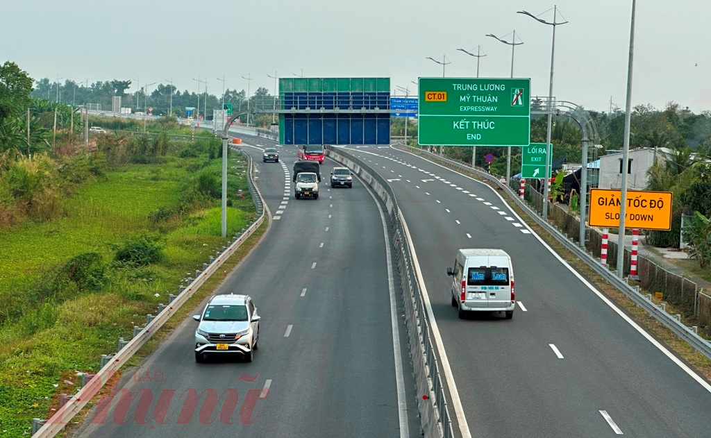 Cao tốc Trung Lương - Mỹ Thuận thông thoáng