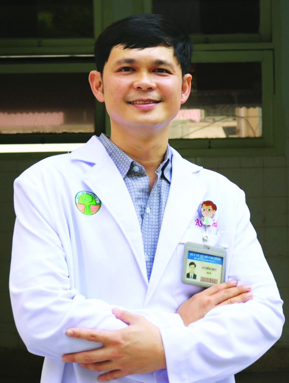 Bác sĩ Ngô Hồng Phúc - Quyền điều hành Khoa Bỏng - Chỉnh trực Bệnh viện Nhi Đồng 2