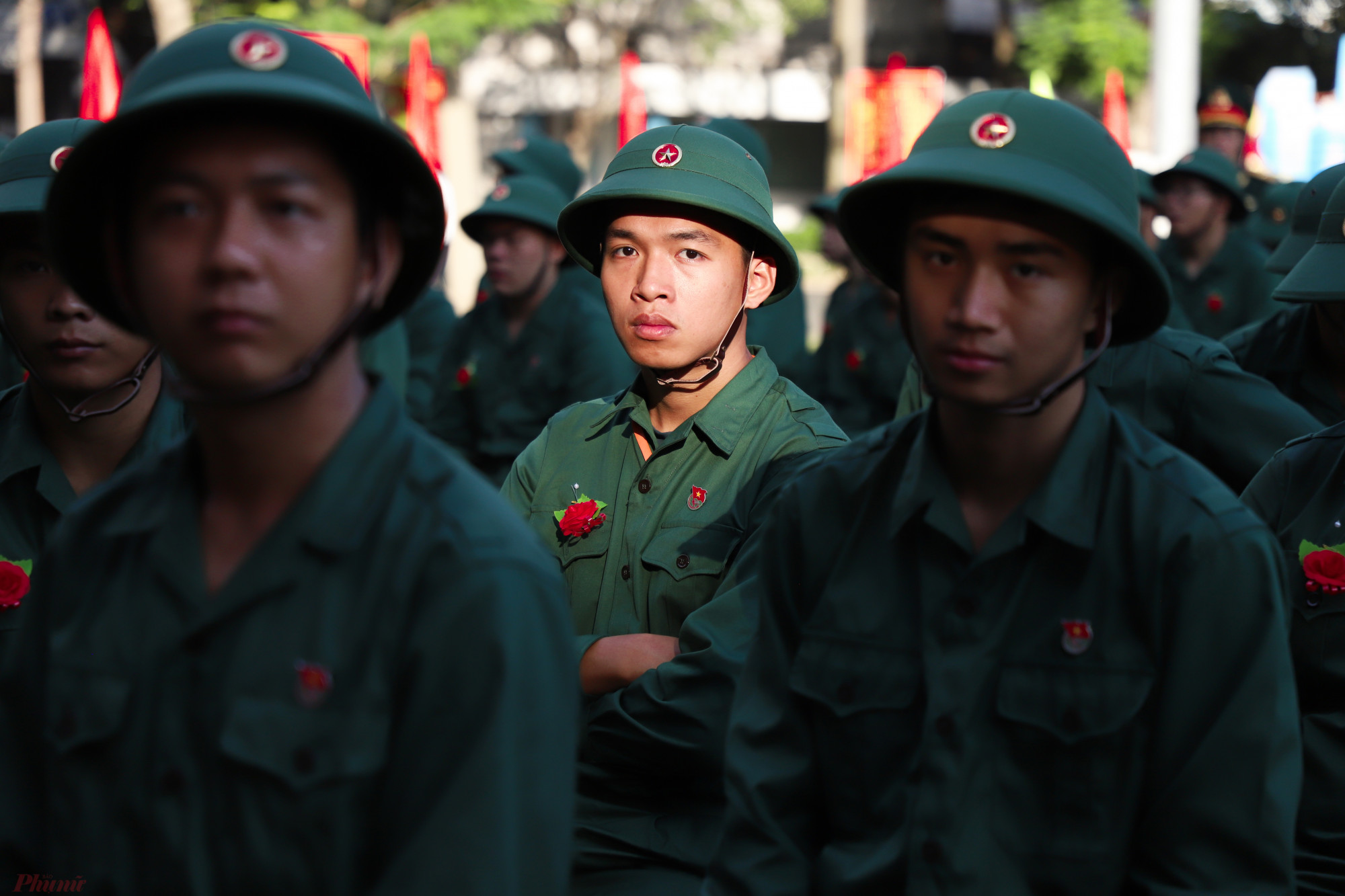 các thanh niên TPHCM được giao cho các đơn vị nhận quân gồm: Lữ đoàn Hải quân 101, Lữ đoàn Hải quân 957, Trung tâm huấn luyện Vùng 4 Hải quân, Trung tâm huấn luyện Vùng 2 Hải quân và Sư đoàn 377, Trung đoàn Gia Định